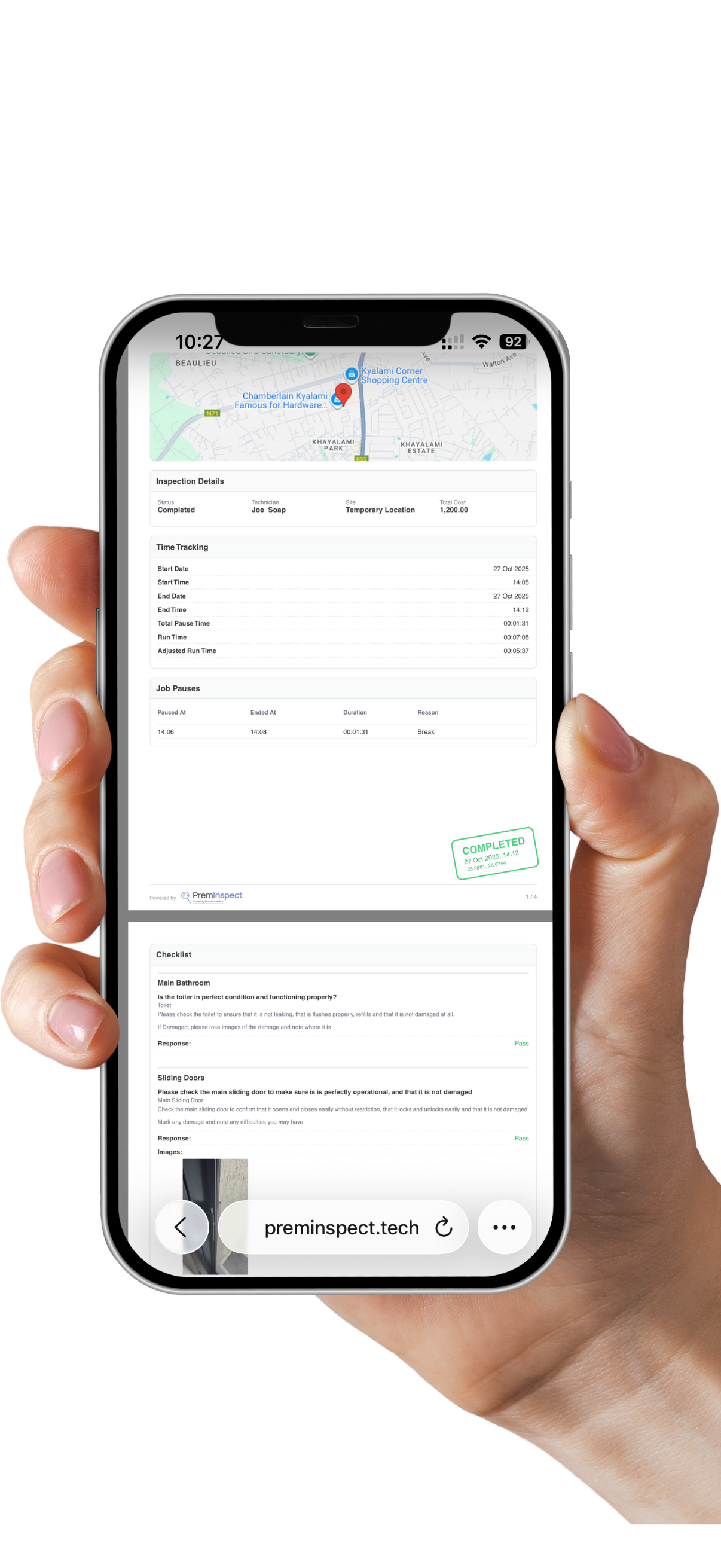 PremInspect Mobile App